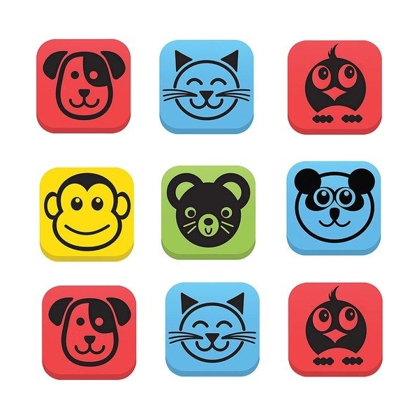 Flipside Products ERASER, DRY, MAGN, ANIMAL, 12PC FLP35020 - main